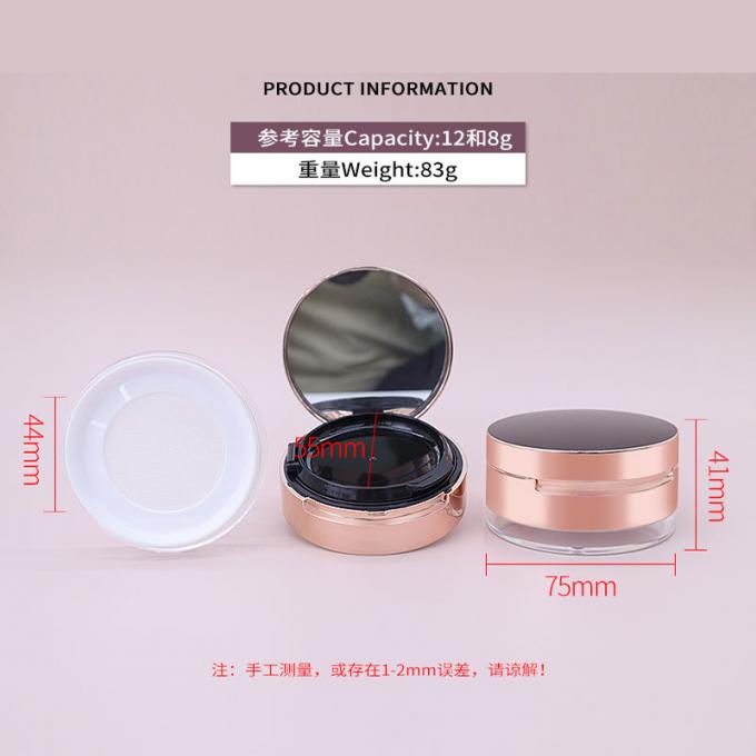 Refillable Transparent Plastic Cushion Foundation Case SPF 30 Travel Friendly Light To Medium Coverage 3