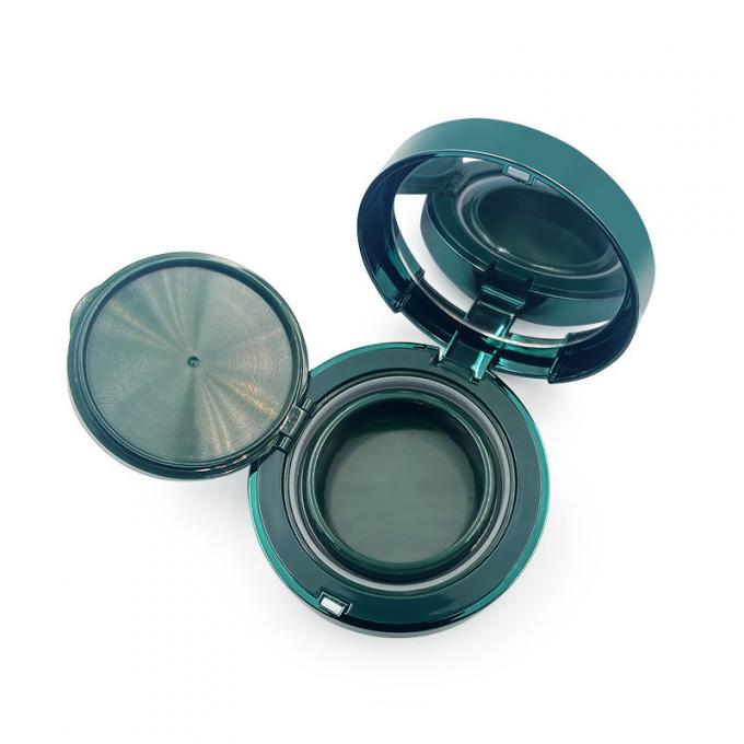 15g Transparent Plastic Refillable Compact Powder Case for Travel friendly Cosmetic Needs 0