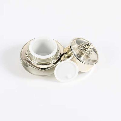 45×44mm Empty Face Cream  Jar Plastic Cosmetic Pots With Lids Customized