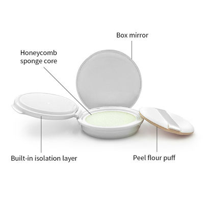 Refillable Snap Closure Empty Cushion Foundation Case for Compact Powder